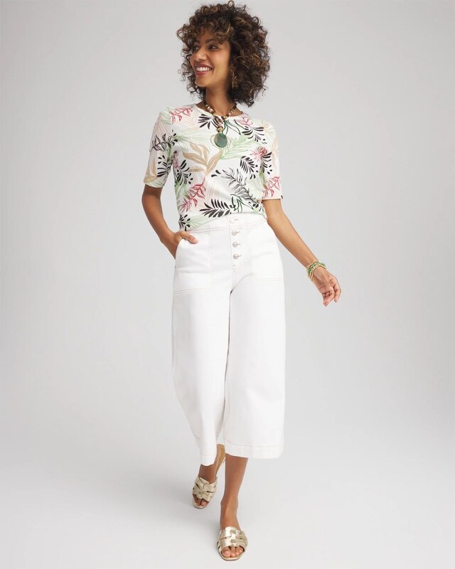 Wild Palms Classic-Fit Pima Tee - image 2